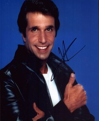 Henry Winkler signed 10x8inch colour photo.