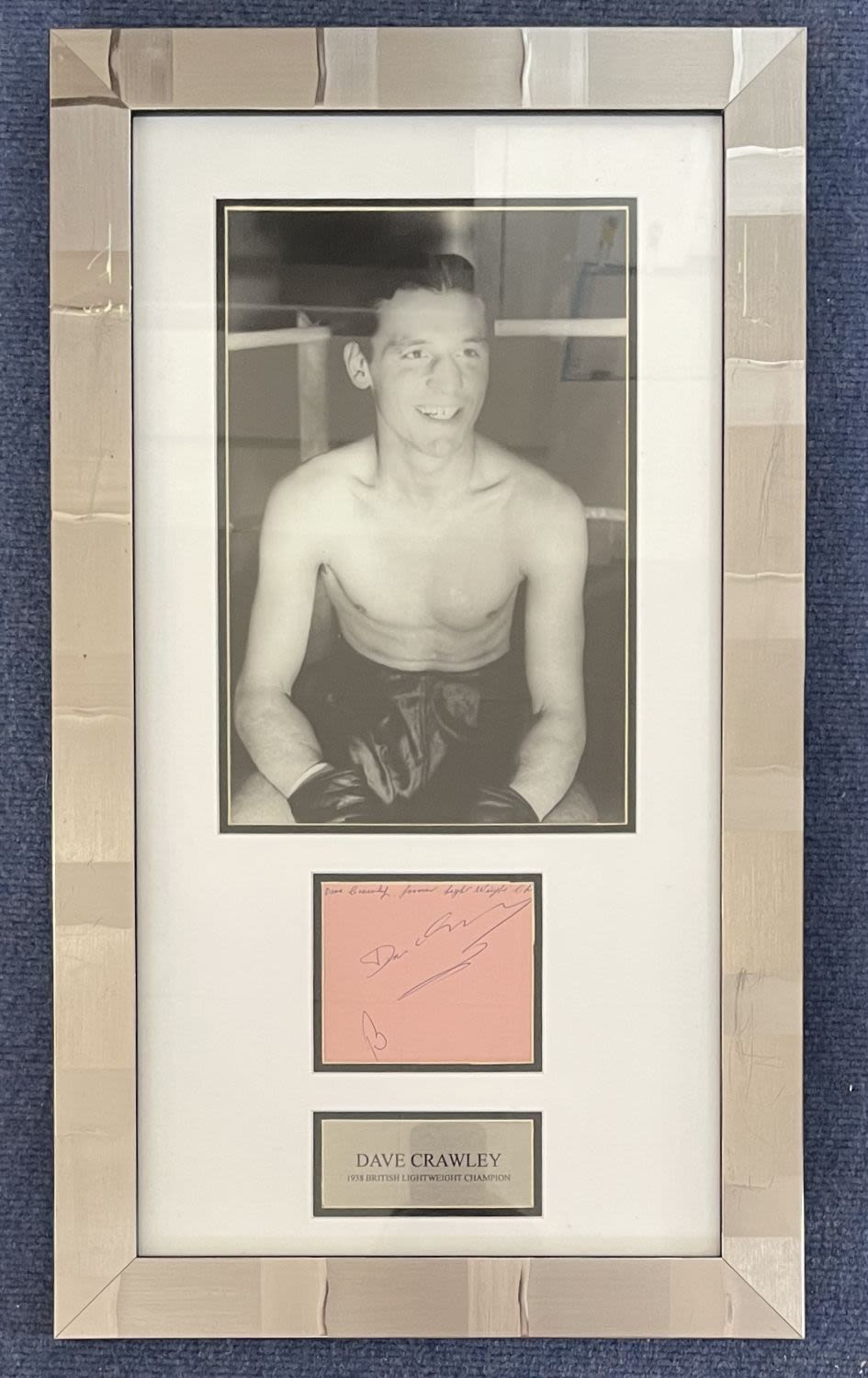 Lot 154: Dave Crowley 24x14 overall size mounted and framed...