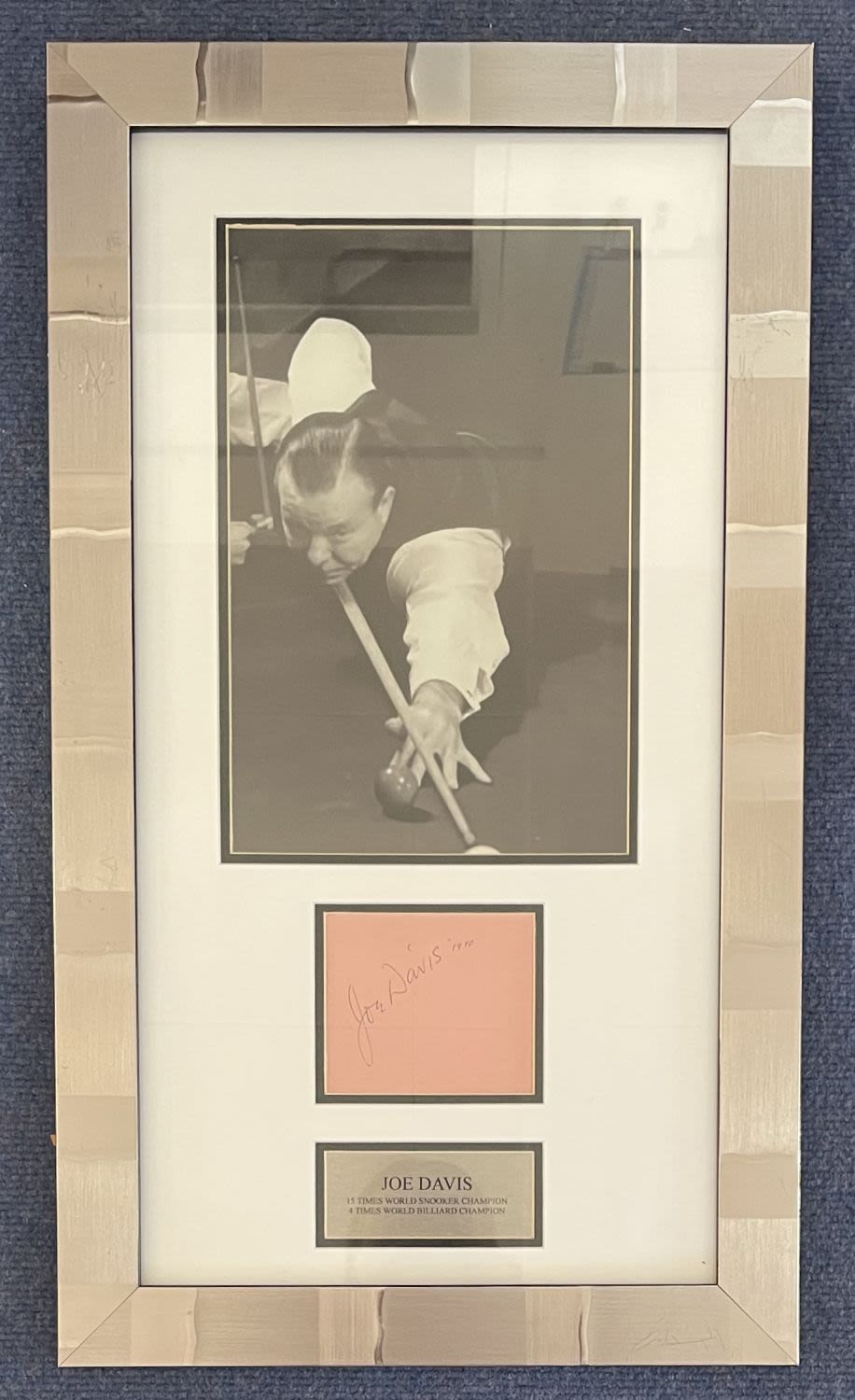 Lot 155: Joe Davis 24x14 overall size mounted and framed...