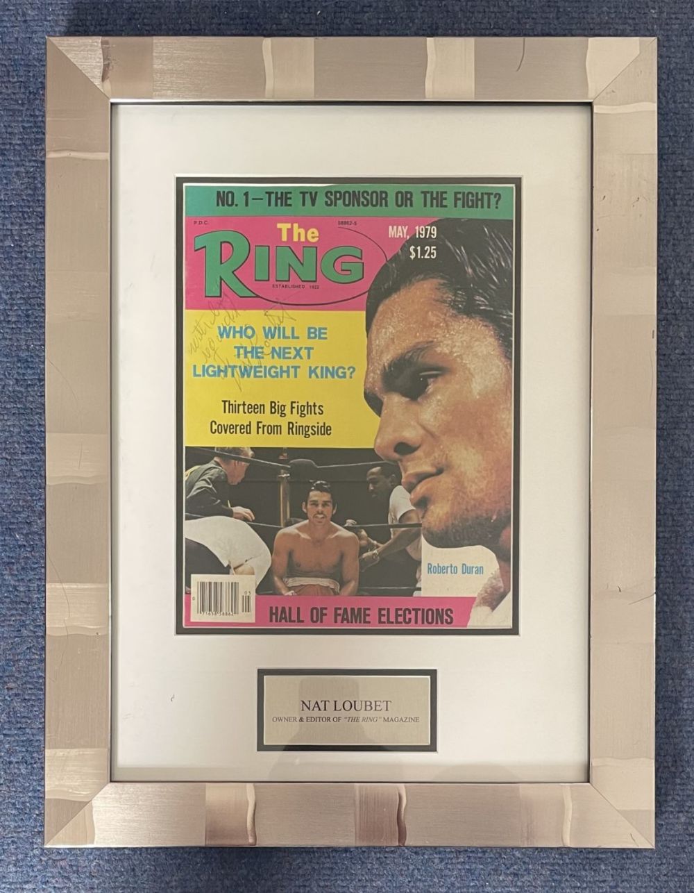 Lot 159: Nat Loubet 19x15 overall size mounted and framed...
