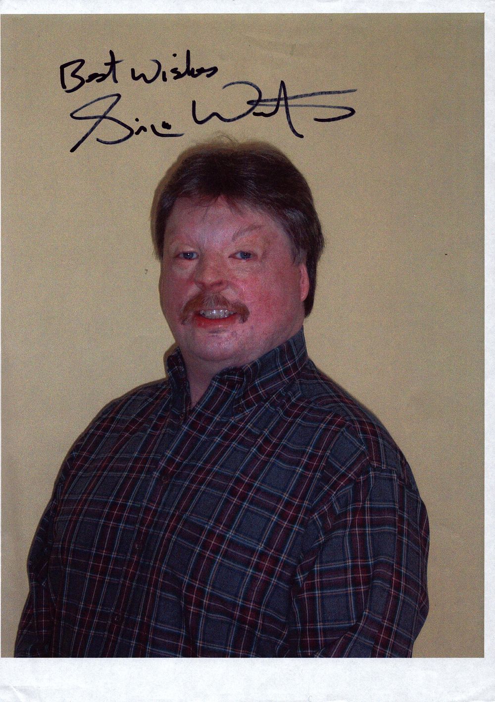 Lot 166: Simon Weston signed 12x8inch colour photocopied photo.