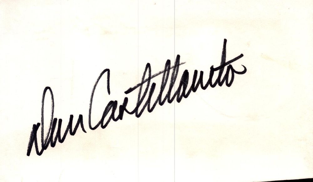 Lot 208: Dan Castellaneta signed signature piece.