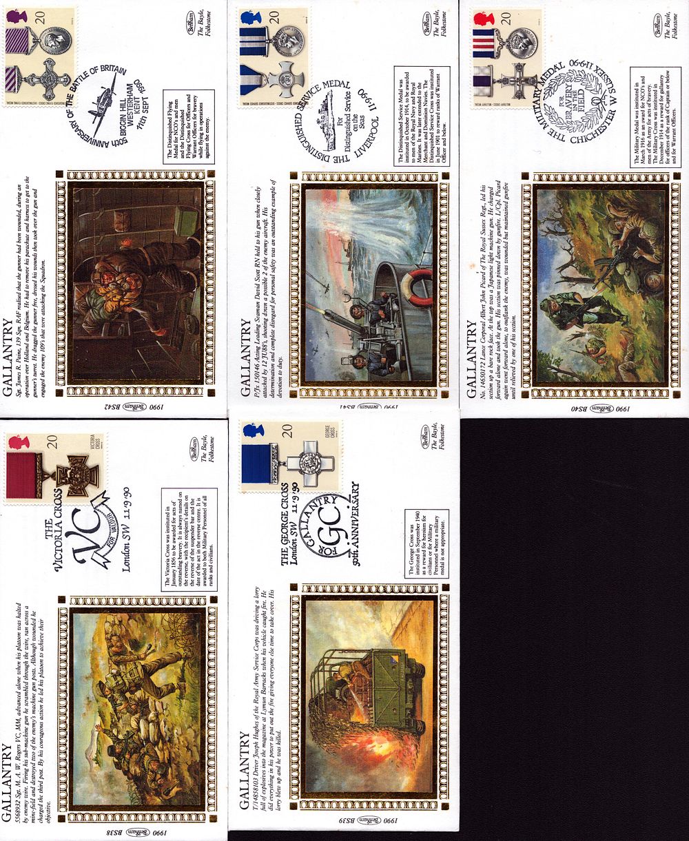 Lot 261: Collection for Gallantry on the 11th September 1990...