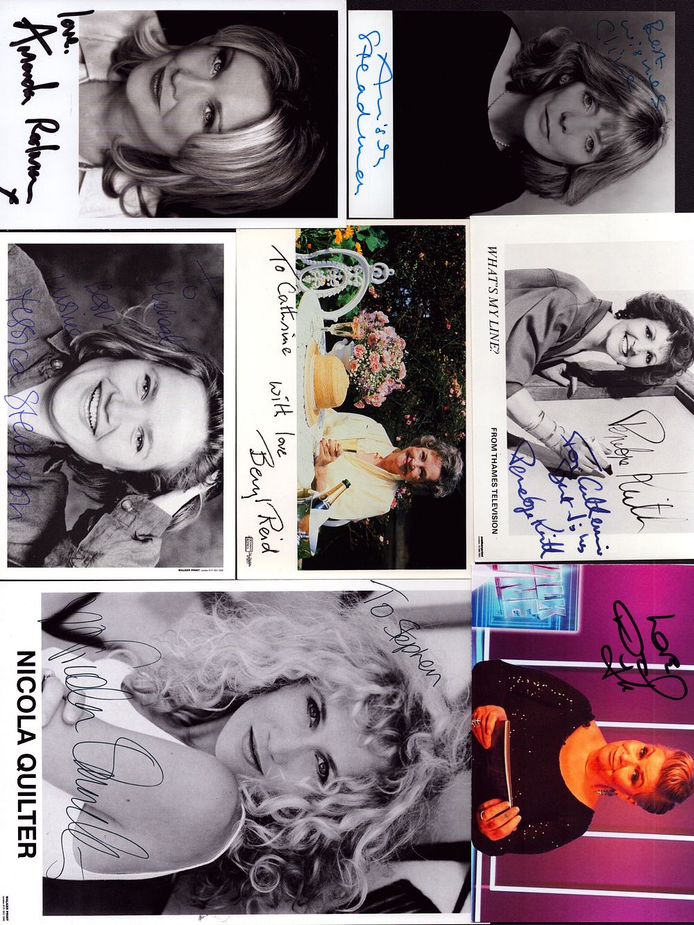 Lot 271: Entertainment collection. Assorted 20 signed photos