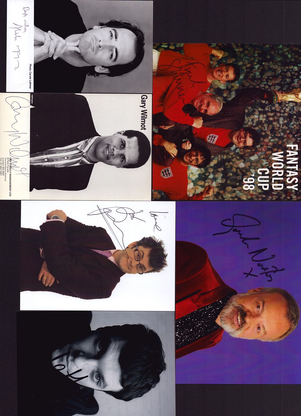 Lot 296: entertainment collection. Assorted photos.