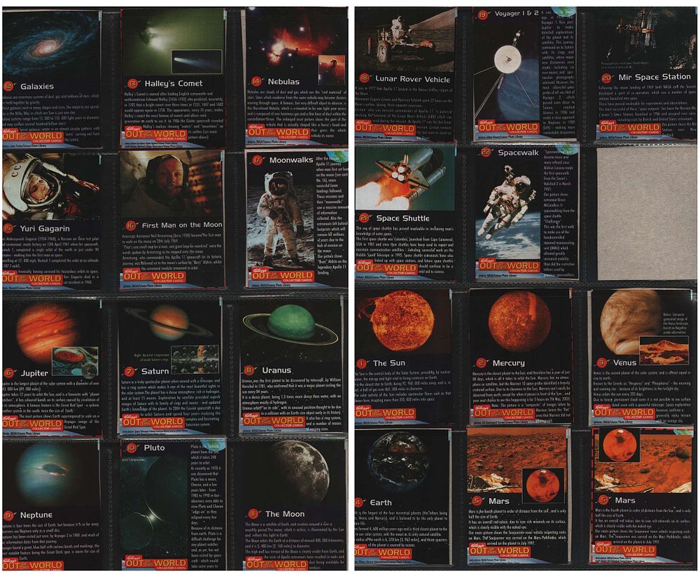 Lot 348: Kellogg's Out of This World card Collection 20...