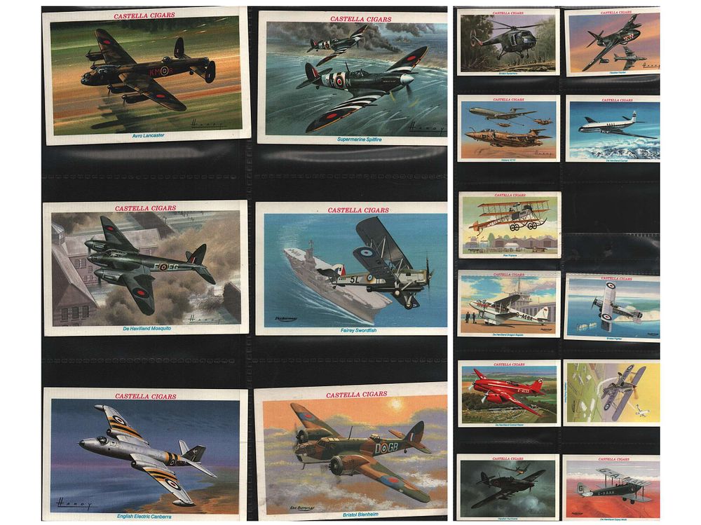 Lot 349: Cigarette Cards Collection 10 plus Castella Cigars British...
