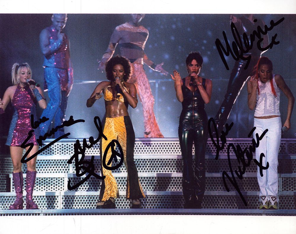 Lot 357: Spice Girls ( Mel C, Mel B, Victoria...