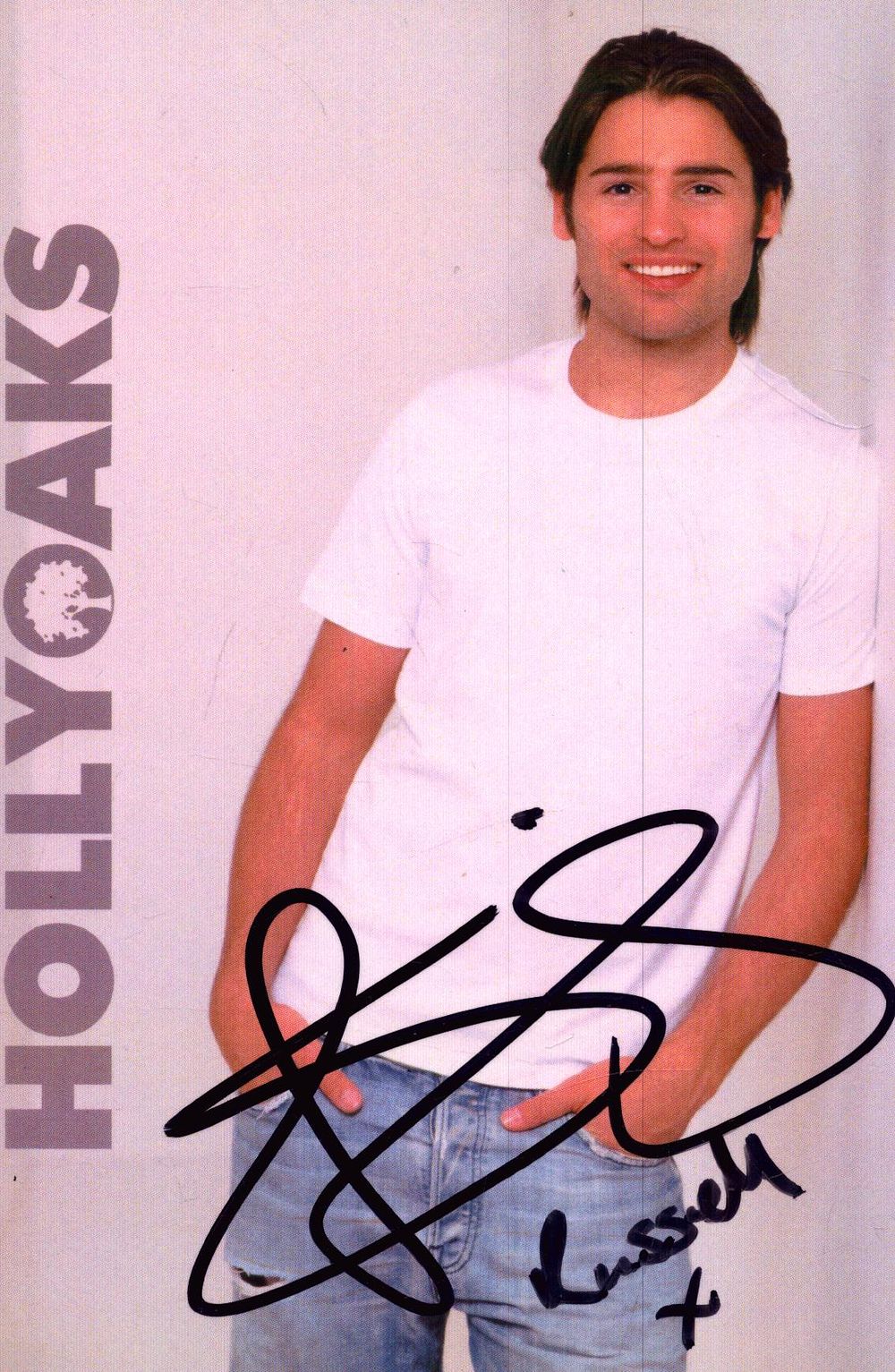 Lot 364: Stuart Manning signed 6x4inch promo card.