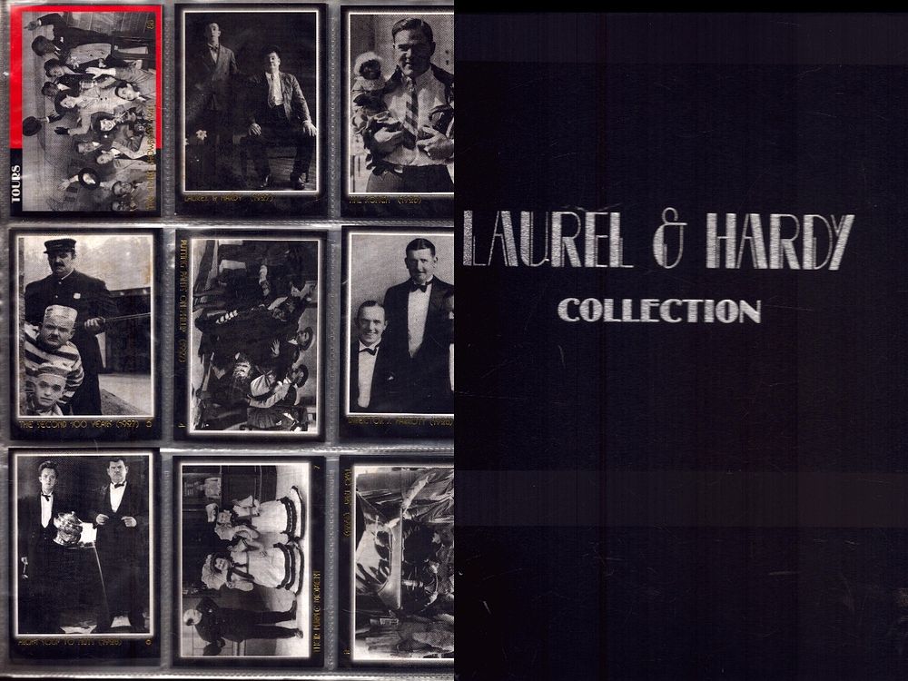 Lot 374: Laurel and Hardy Card Collection folder.