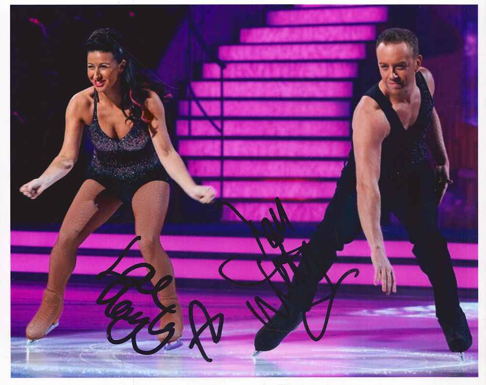 Lot 400: Hayley Tamaddon and Dan Whiston signed 10x8inch photo.