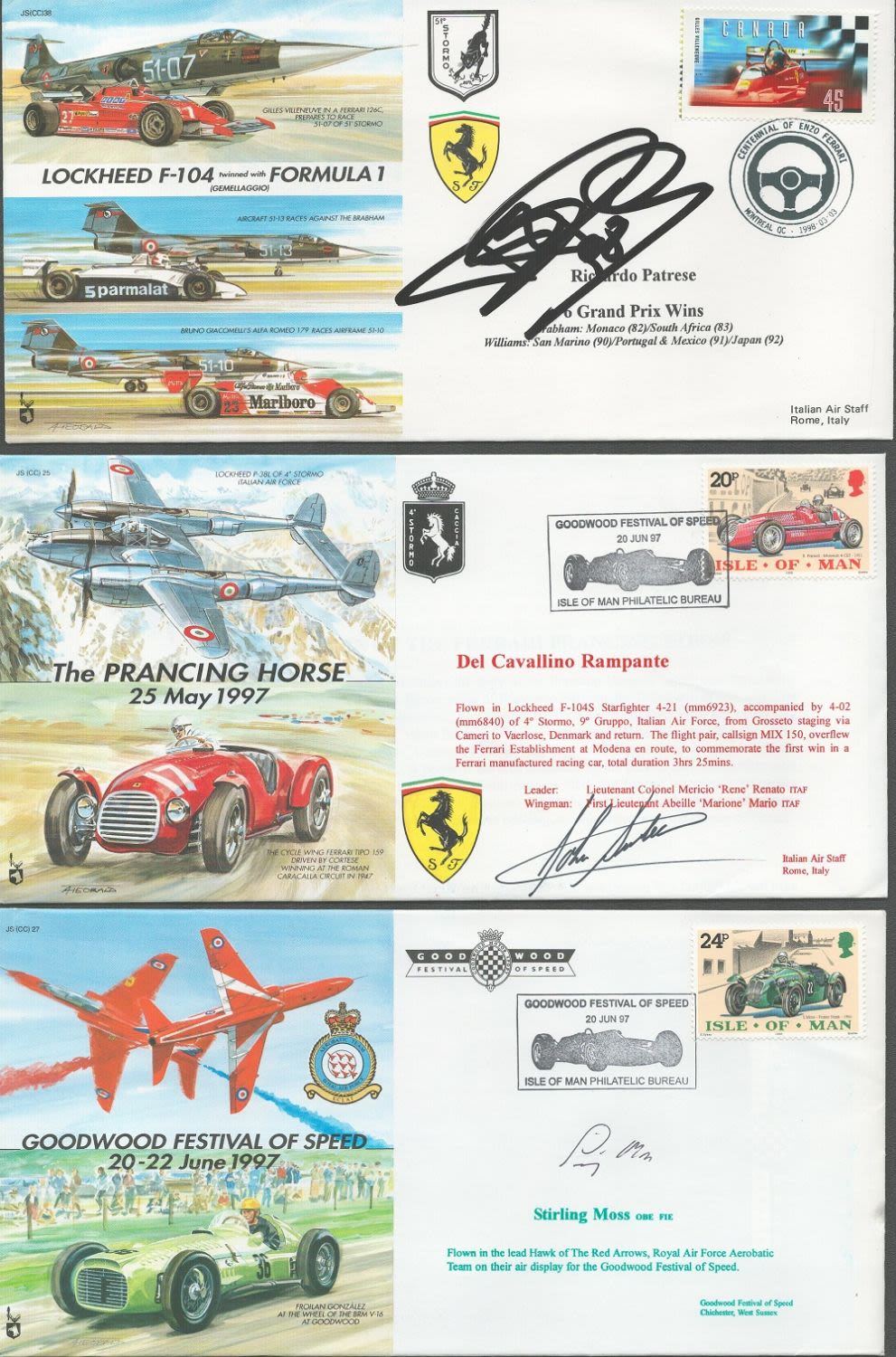Lot 238: Goodwood Festival of Speed Collection of 3 Signed...