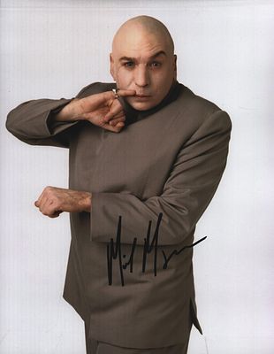 Mike Myers signed 10x8inch Dr Evil colour photo.