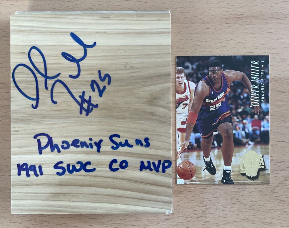 Lot 293: professional basketball player Oliver Miller (Big O) Signed...
