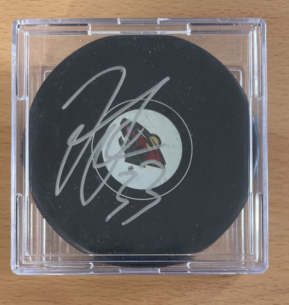 Lot 300: American Ice Hockey Defender Jordan Leopold Signed Official...