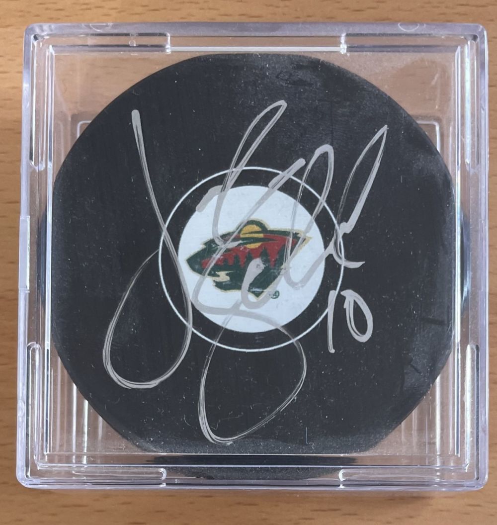 Lot 301: American Ice Hockey Player Jordan Schroeder Signed Official...
