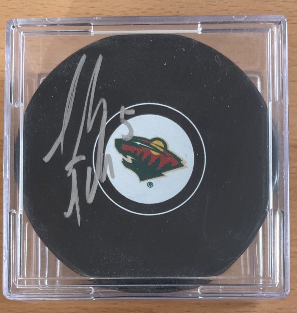 Lot 302: American Ice Hockey Player Christian Folin Signed Official...