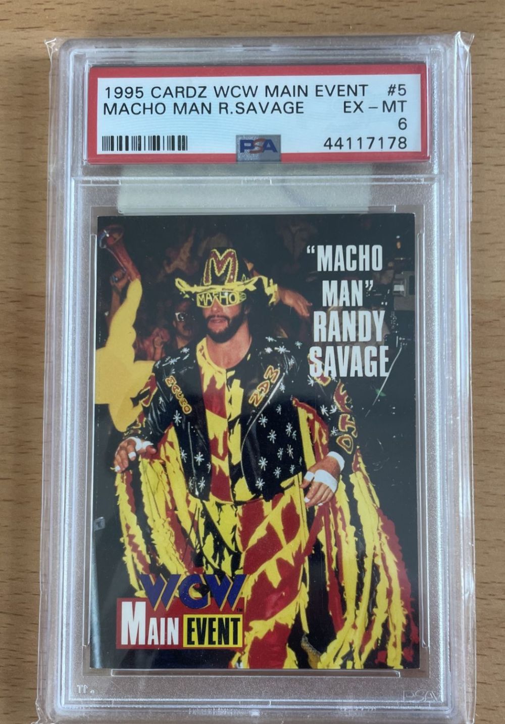 Lot 308: World Championship Wrestling Randy Savage Official Cardz Trading...