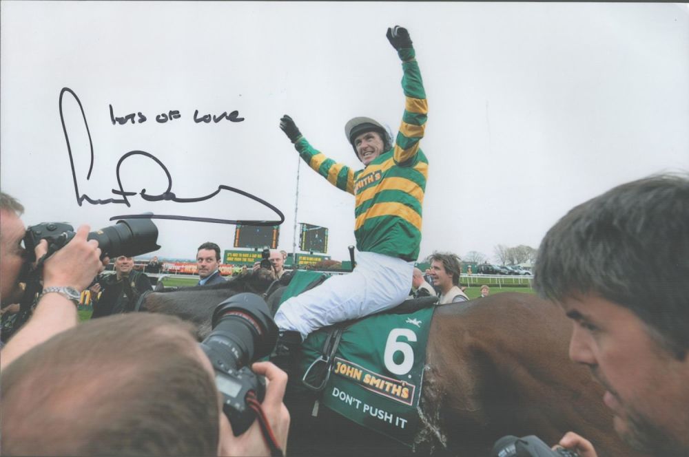 Lot 318: Horse Racing Sir Tony McCoy OBE Signed 12x8...