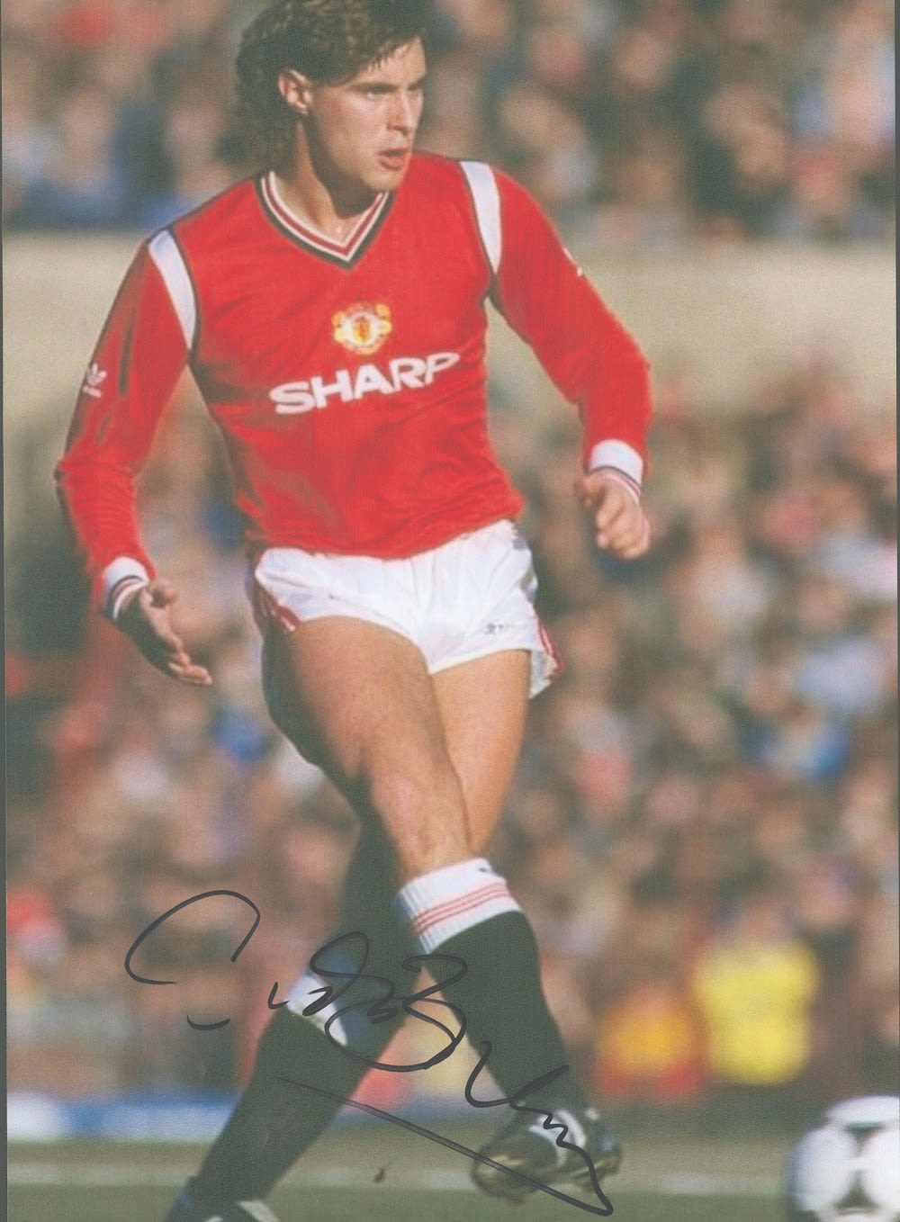 Lot 339: Football Welsh International Clayton Blackmore Signed 12x8 inch...