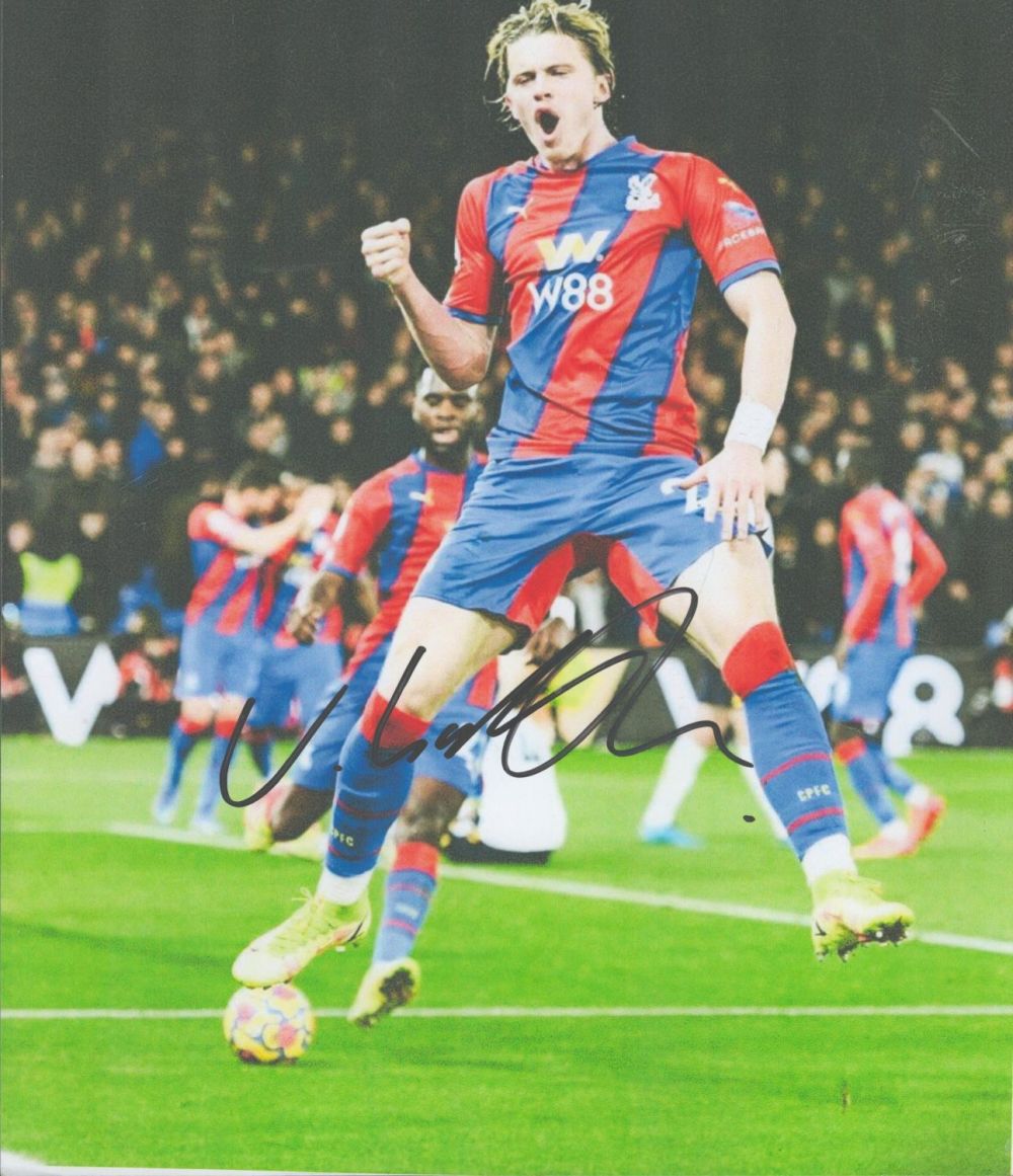 Lot 345: Football Connor Gallagher Signed 12x8 inch Crystal Palace...