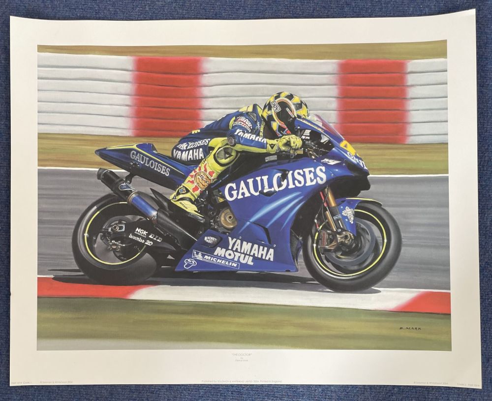 Lot 348: Motor Racing Colour 27x22 inches Print Titled The...