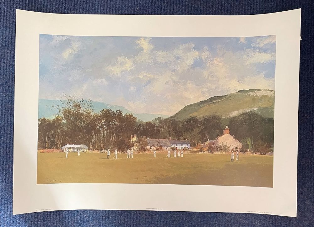 Lot 355: Roy Perry 27x18 colour Print. Print Titled 'Setting...