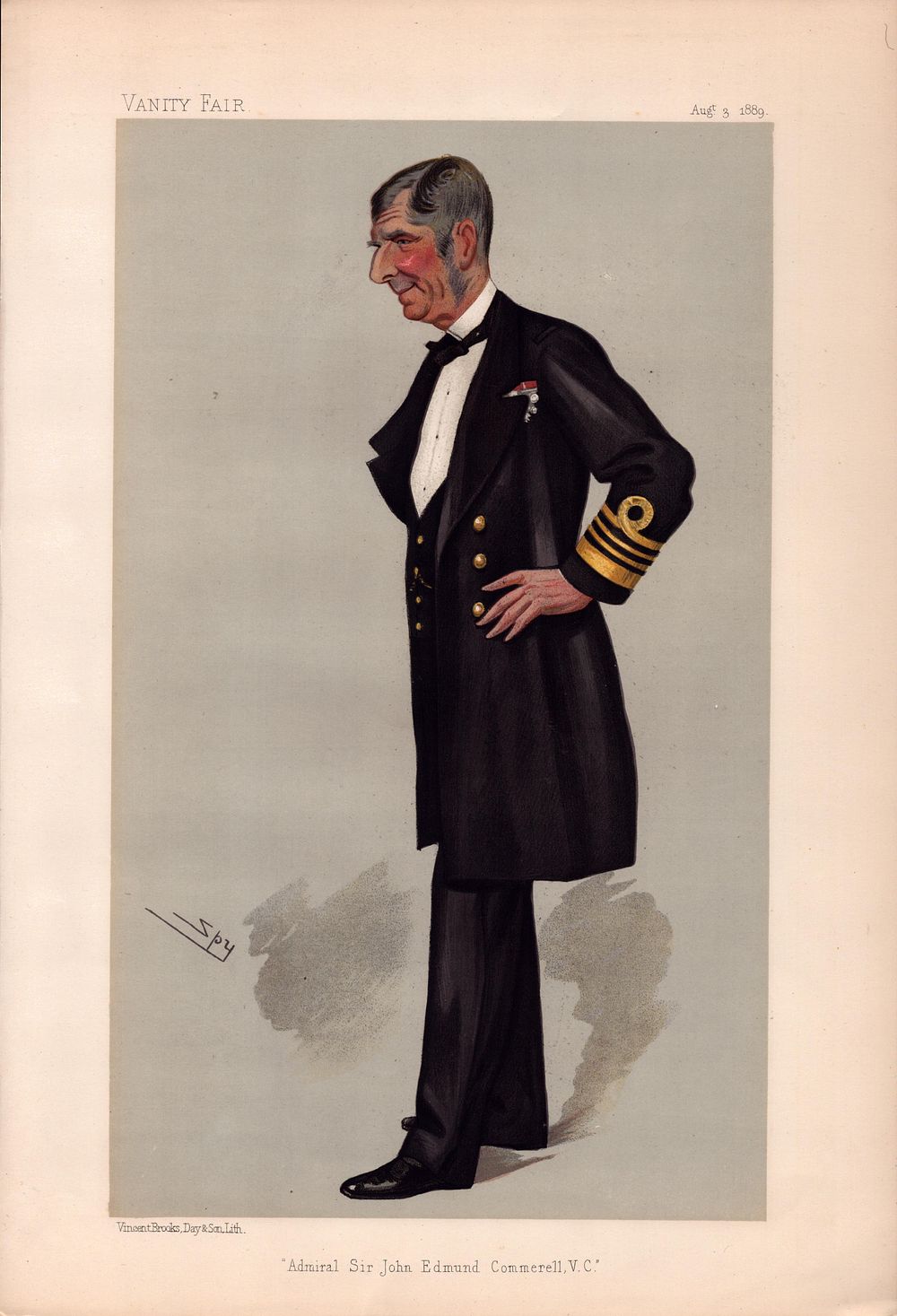 Lot 155: Admiral Sir John Edmund Commerell Vanity Fair cartoon...