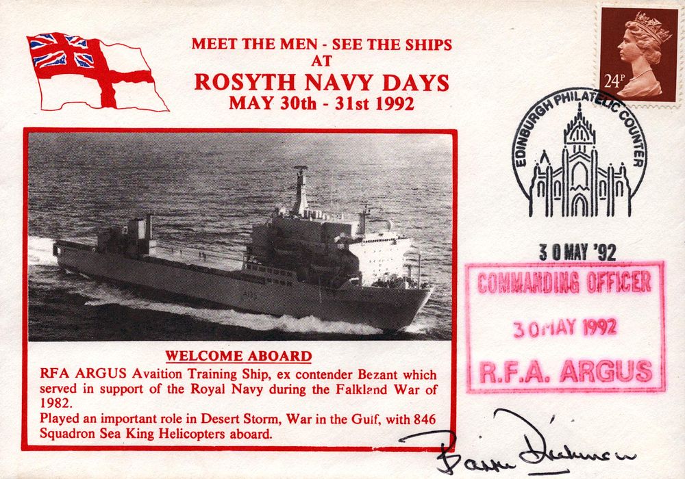 Lot 185: Captain John Barrie Dickinson signed, Rosyth Navy Days...