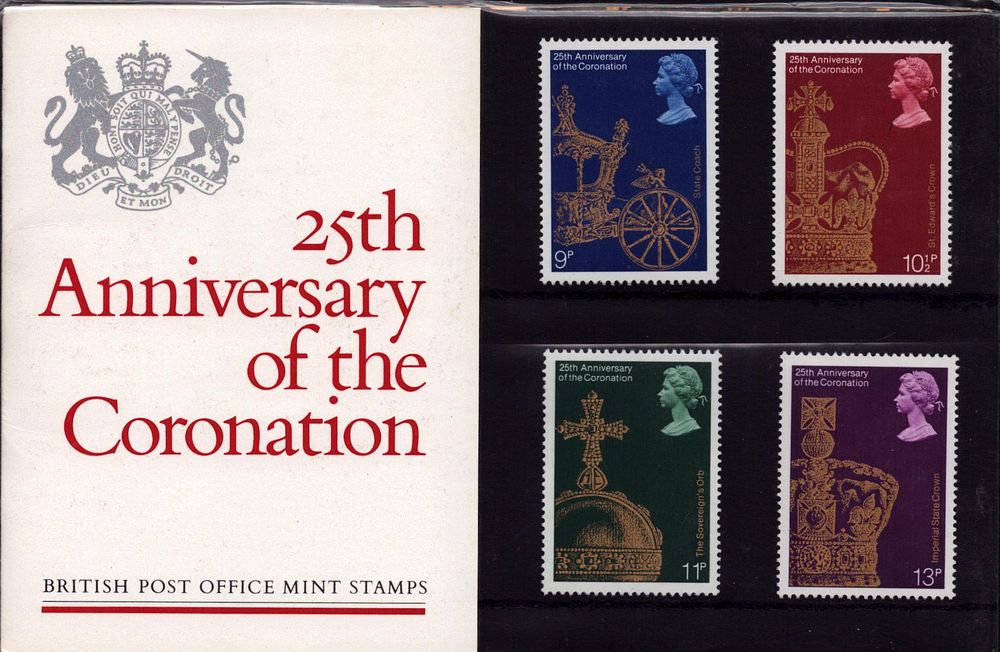 Lot 200: Set of 4 mint 25th anniversary of the...