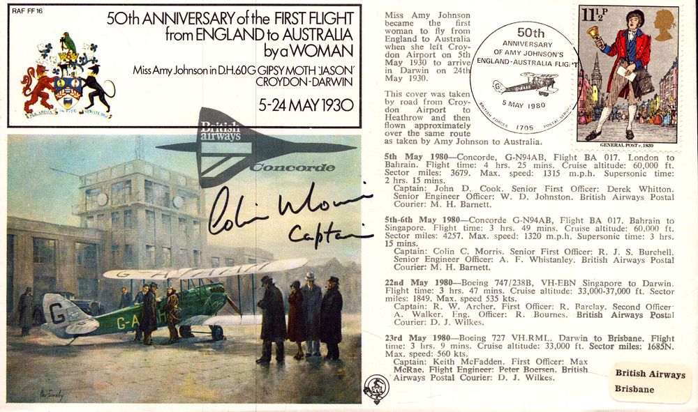 Lot 175: Colin Morris signed 50th Anniversary of the First...