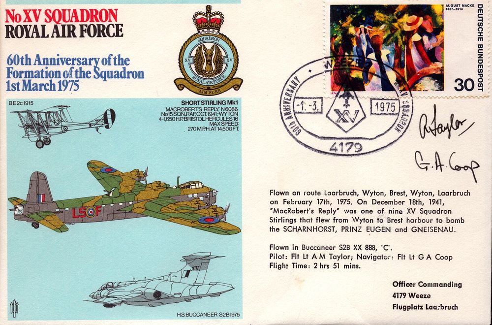 Lot 177: Flt Lt A M Taylor and Flt Lt...