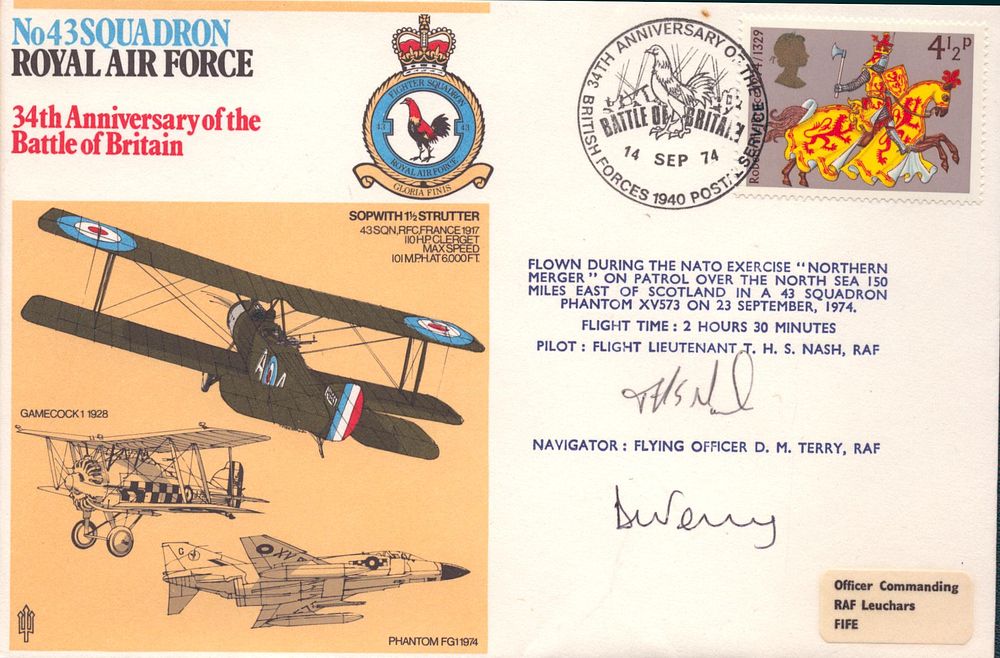 Lot 180: Flt Lt T H S Nash and Flying...