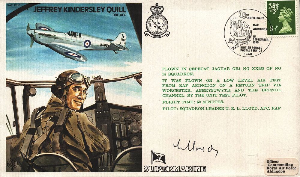 Lot 185: T.E.L. Lloyds Pilot: AFC Pilot: sqd leader signed...