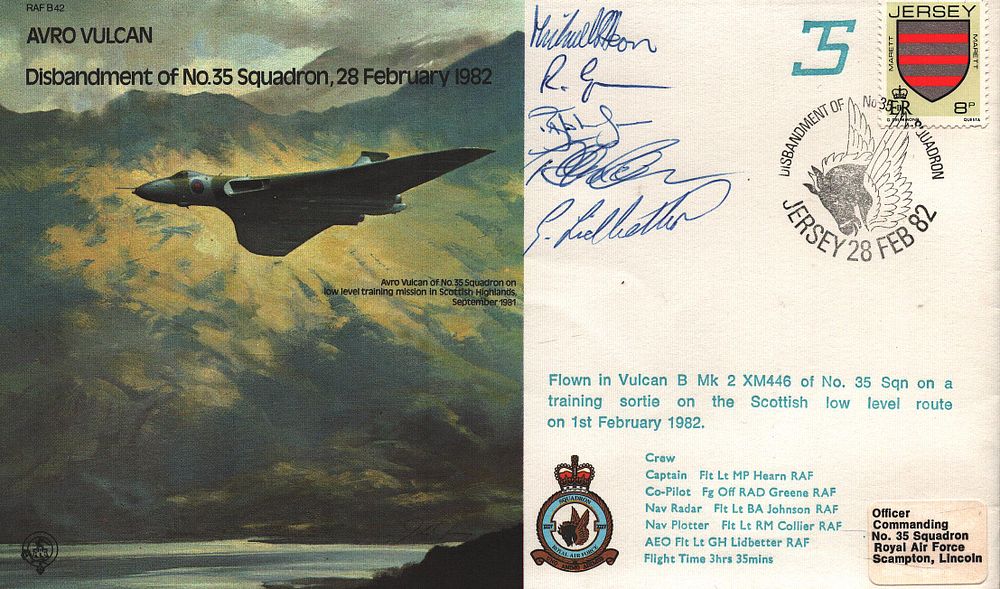Lot 195: MP Hearn Cpt Flt Lt, RAD Greene Co-Pilot...