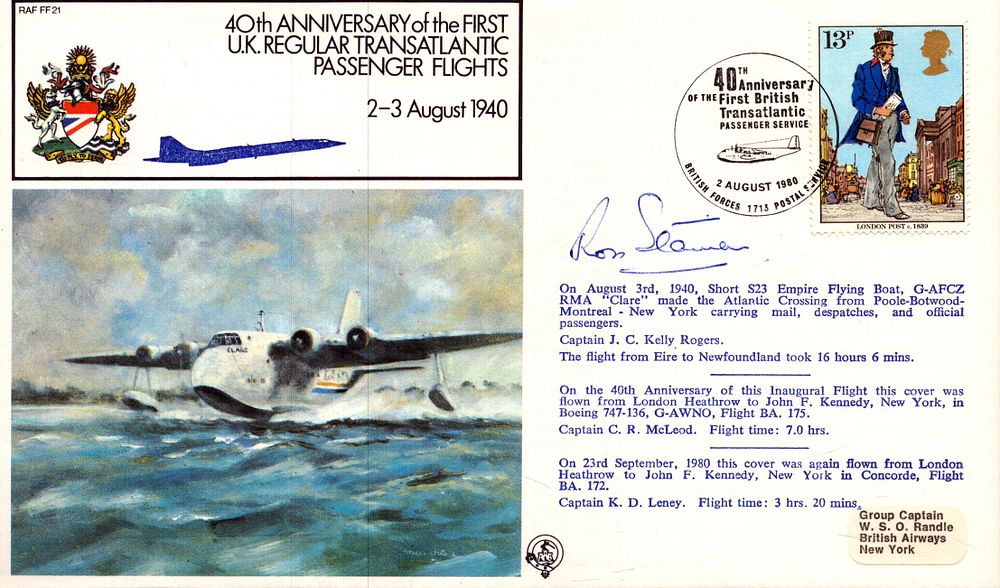 Lot 216: Ross Stainton signed 40th Anniversary of the First...