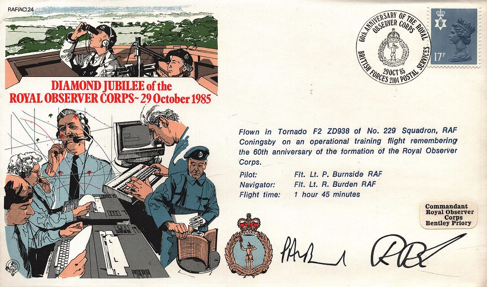 Lot 229: P. Burnside Pilot: Flt. Lt. & R. Burden...