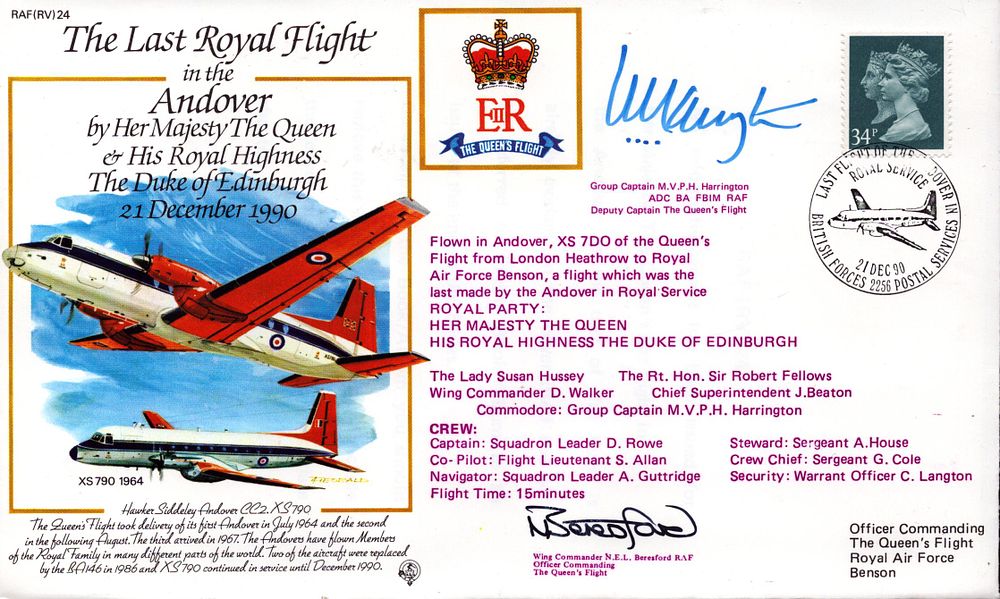 Lot 241: Grp Cptn MVPH Harrington and Wg Comm Beresford...