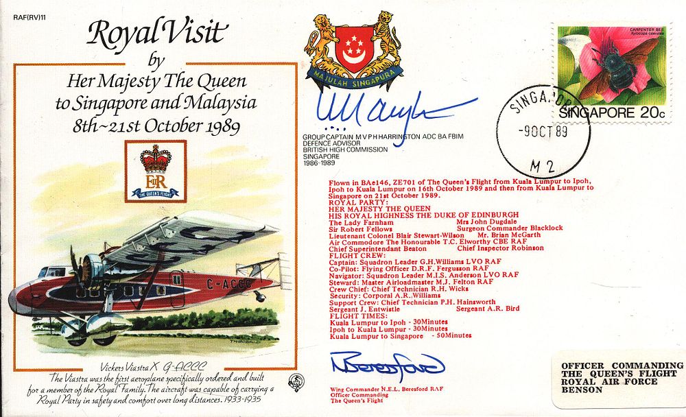Lot 256: Grp Cptn MVP Harrington and Wg comm Beresford...