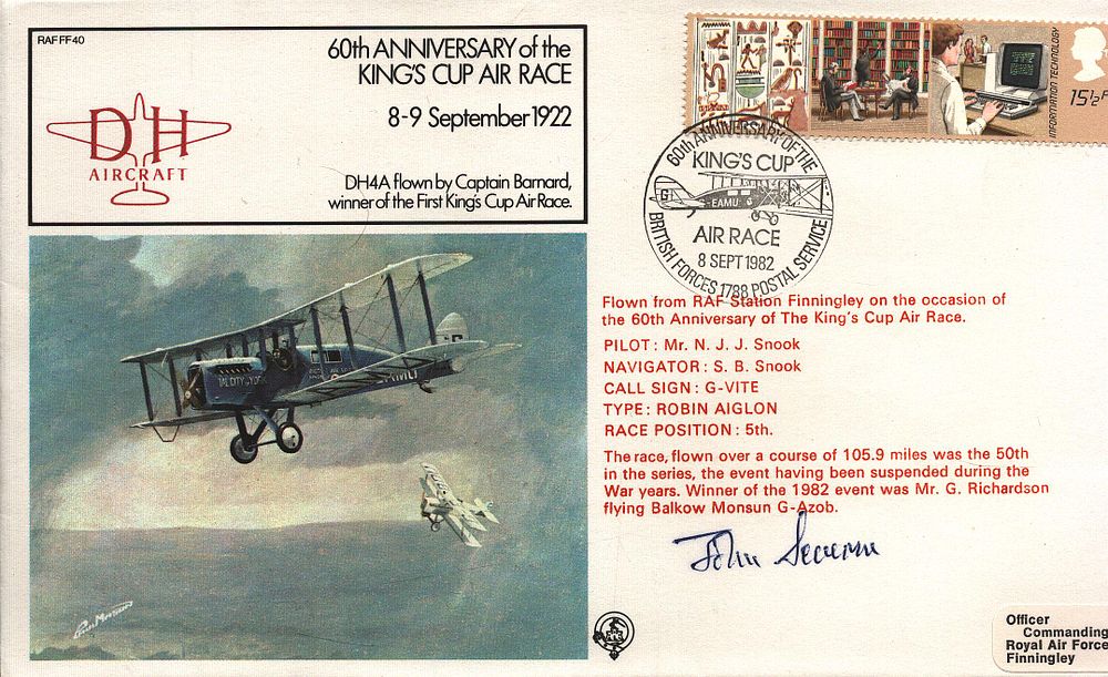 Lot 283: RAF FF40 signed cover.