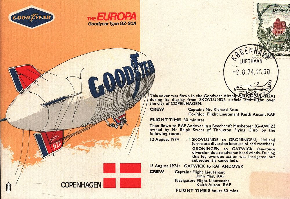 Lot 292: UNSIGNED Europa goodyear cover.