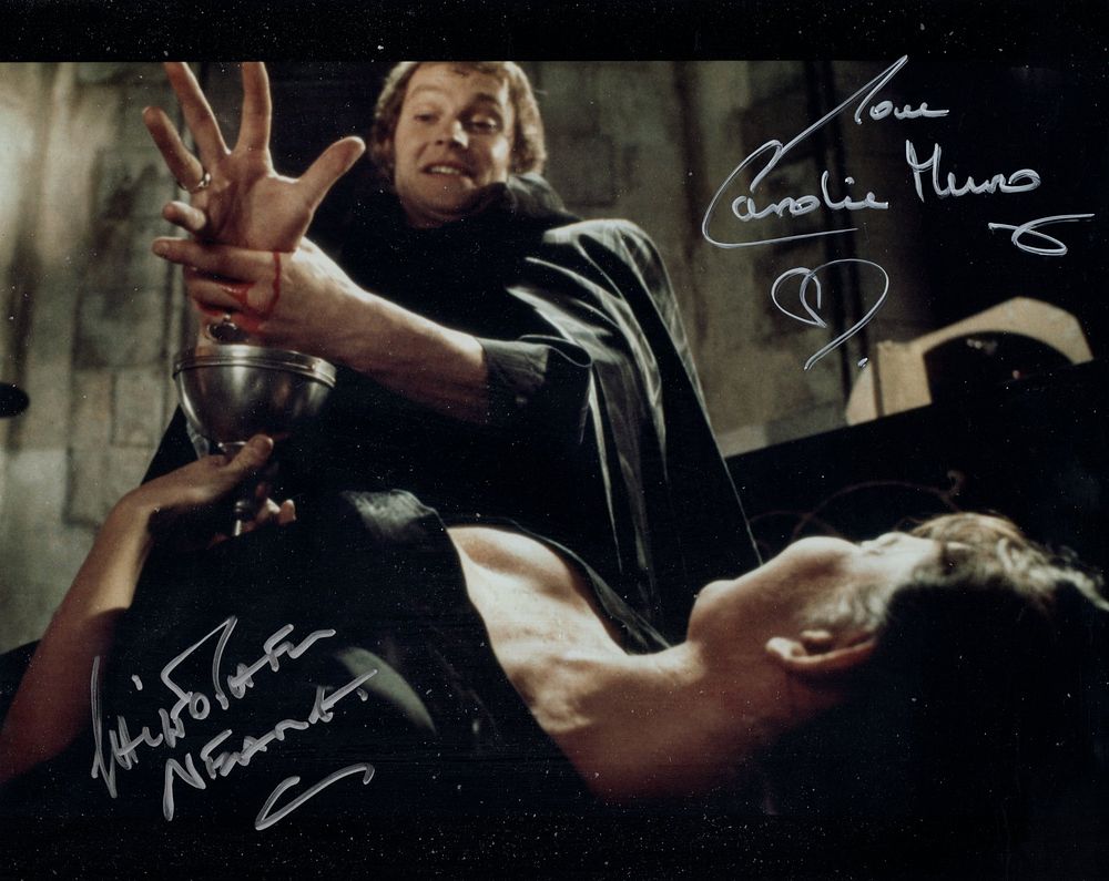 Lot 175: Dracula AD1972 hammer horror movie colour 8x10 scene...