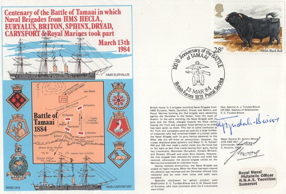 Lot 222: Falklands War commander of British Forces Major General...
