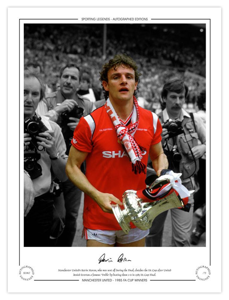 Lot 267: Autographed KEVIN MORAN 16 x 12 Limited-Edition ;...