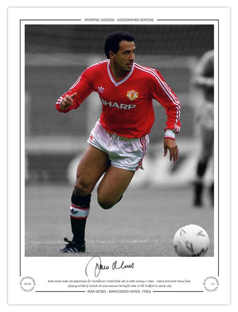 Lot 282: Autographed REMI MOSES 16 x 12 Limited-Edition ;...