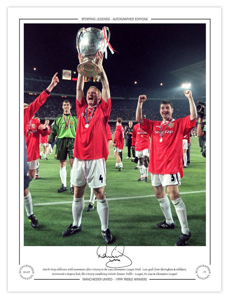 Lot 292: Autographed DAVID MAY 16 x 12 Limited-Edition ;...
