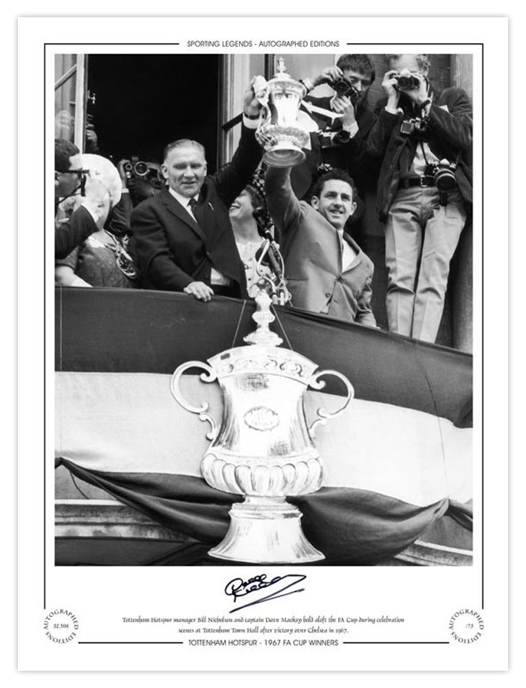 Lot 293: Autographed DAVE MACKAY 16 x 12 Limited-Edition ;...