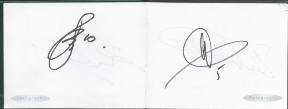 Lot 155: Norwich City official club autograph book. 23 signatures....