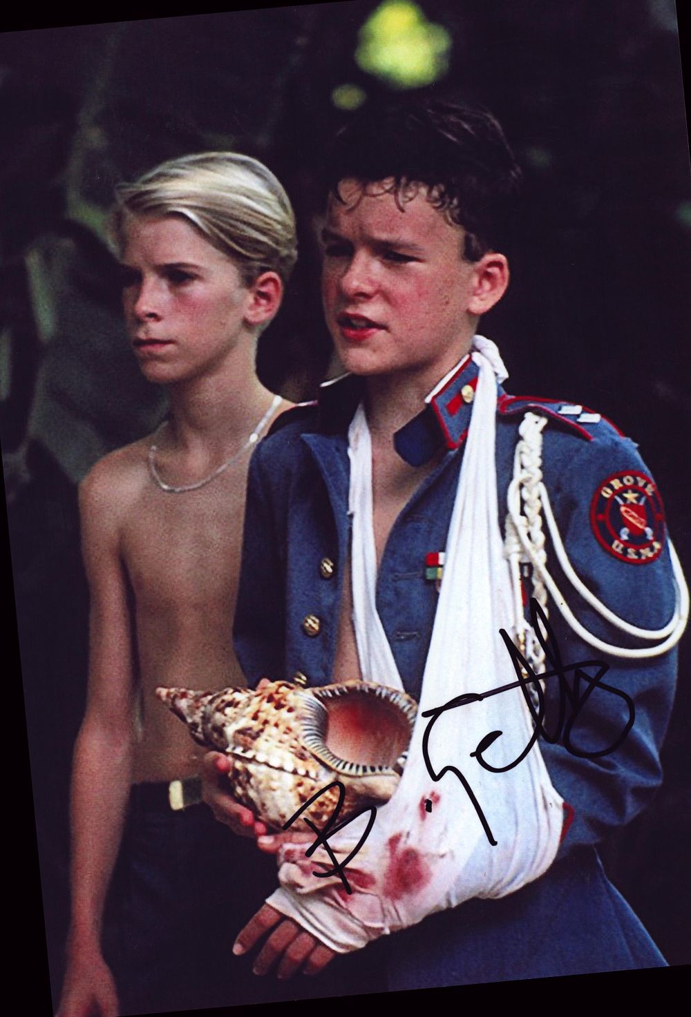 Lot 308: BALTHAZAR GETTY Actor signed Lord Of The Flies...