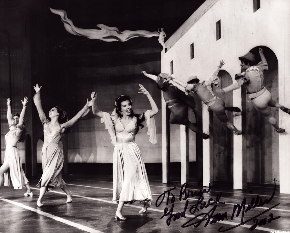 Lot 320: ANN MILLER (1923-2004) Actress signed vintage 1953 8x10...